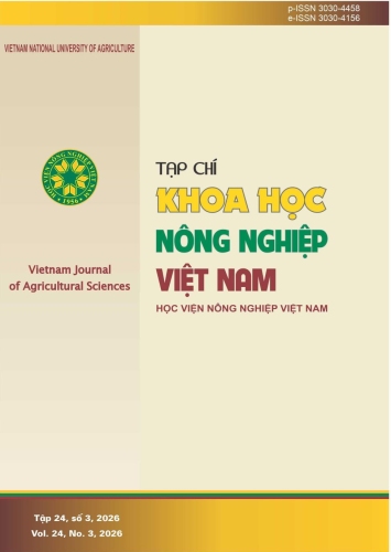 NHẬN THỨC VÀ BIỆN PHÁP THÍCH ỨNG VỚI BIẾN ĐỔI KHÍ HẬU  CỦA NÔNG HỘ TRONG SẢN XUẤT NÔNG NGHIỆP TẠI VIỆT NAM